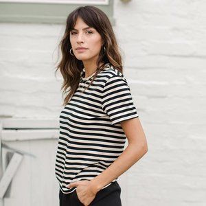 Tradlands Box T-shirt - Black Stripe